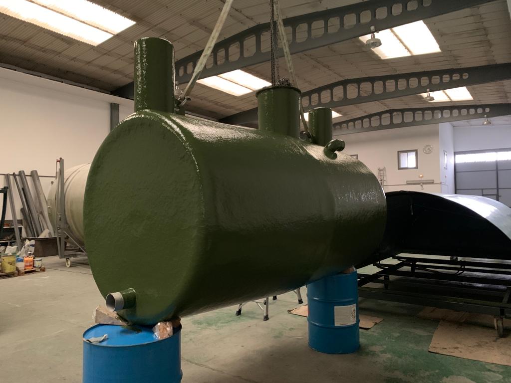 Instalación de depósito industrial en Andalucía