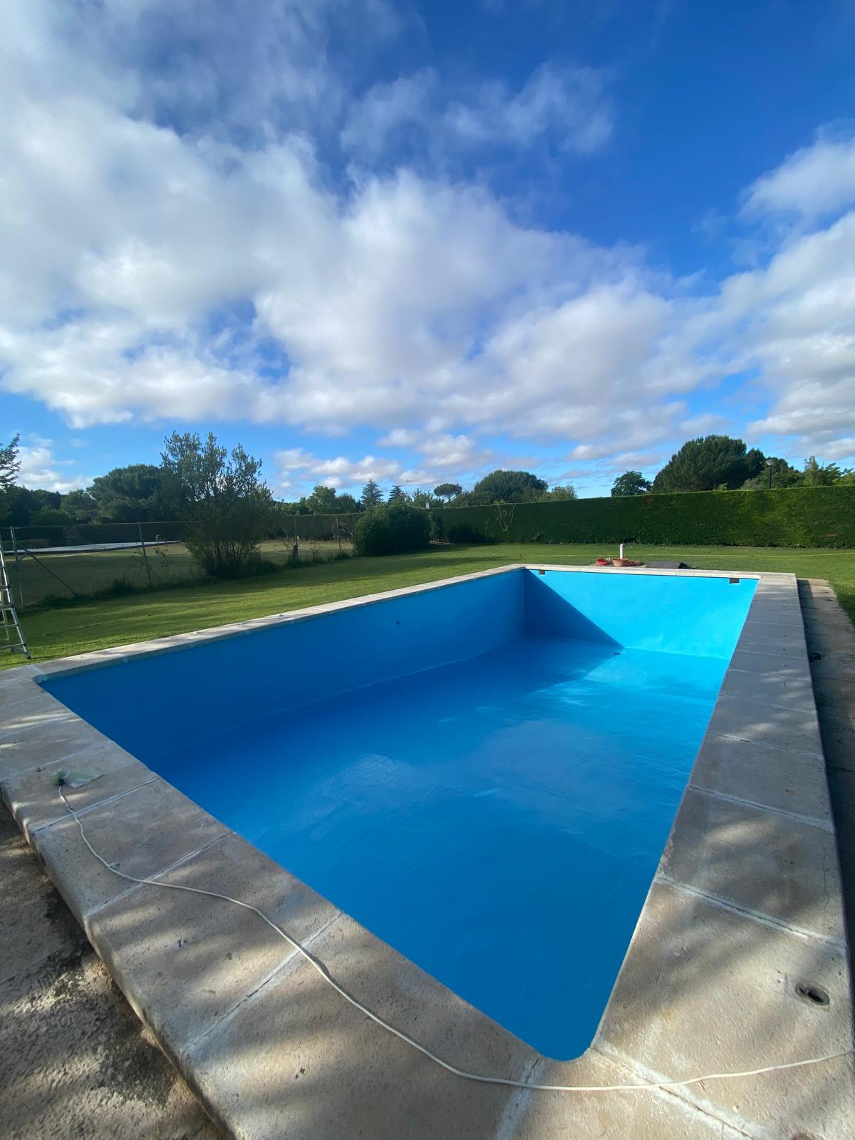 Impermeabilización de piscina en chalet privado
